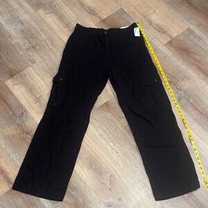 Aeropostale Womens Utility Cargo Stretch Black Pants Size Large NWT